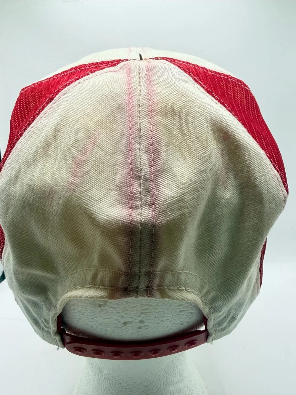Vintage Trucker Hat USA Made SnapBack Ready Willing Unable Patch Humor SnapBack
